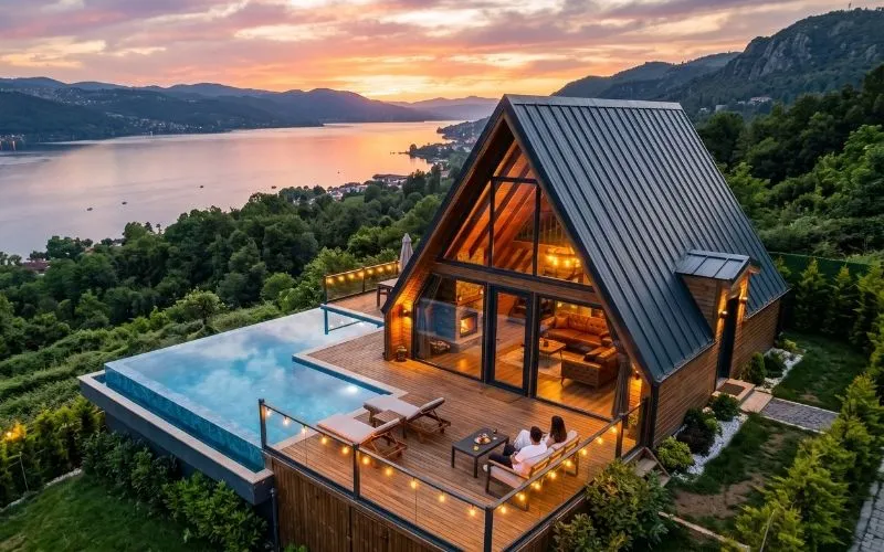 Göl Manzaralı Bungalov