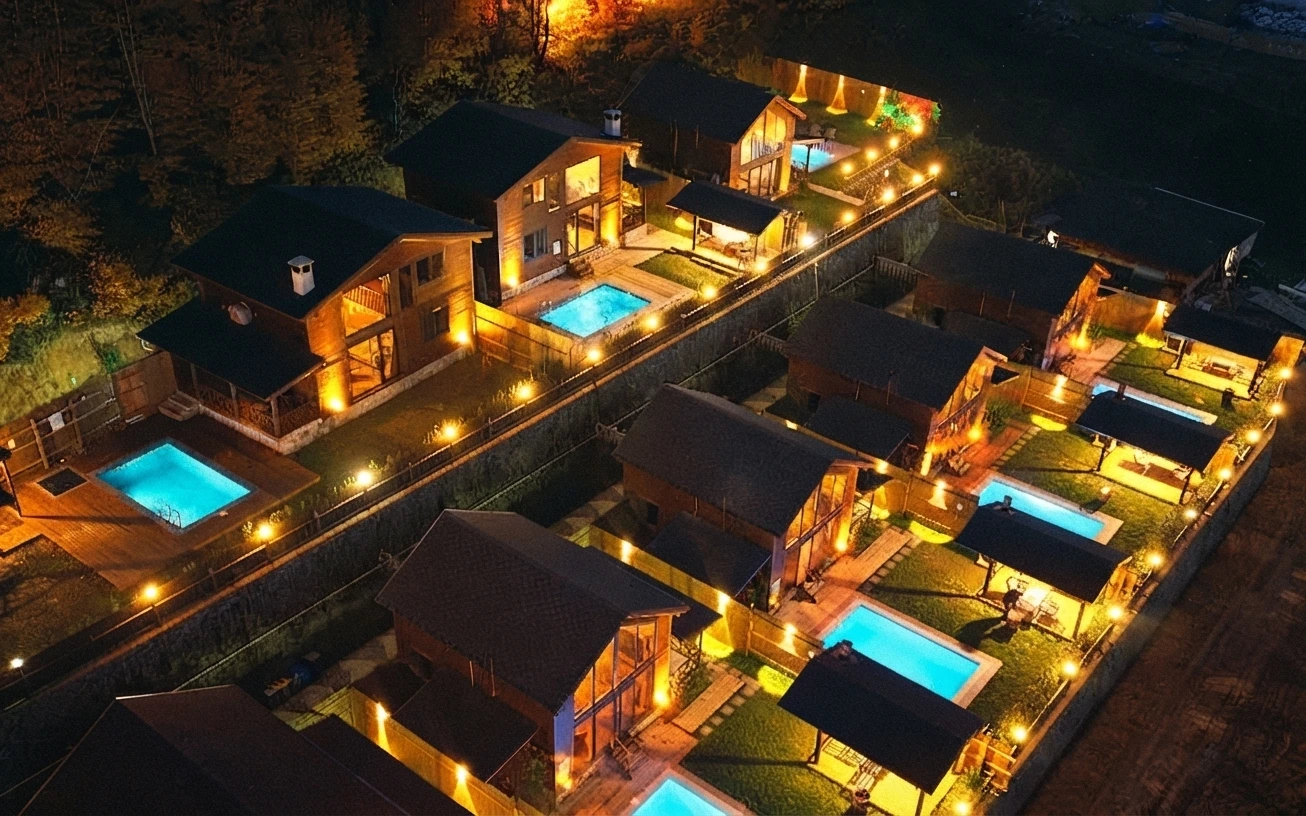 Göl Manzaralı Jakuzili Ve Özel Havuzlu Suit Bungalov - 25