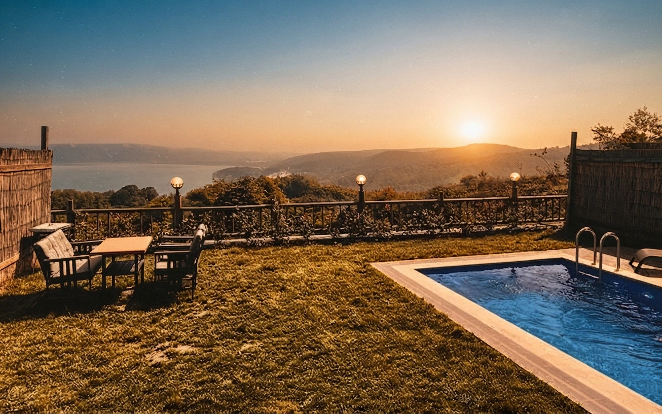 Göl Manzaralı Ve Özel Havuzlu Standart Bungalov - 23
