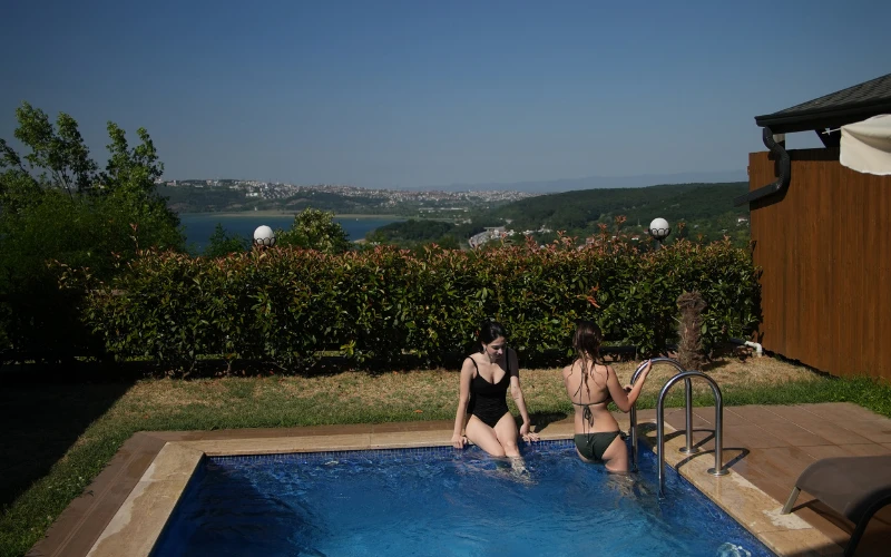 Göl Manzaralı Ve Özel Havuzlu Standart Bungalov - 18