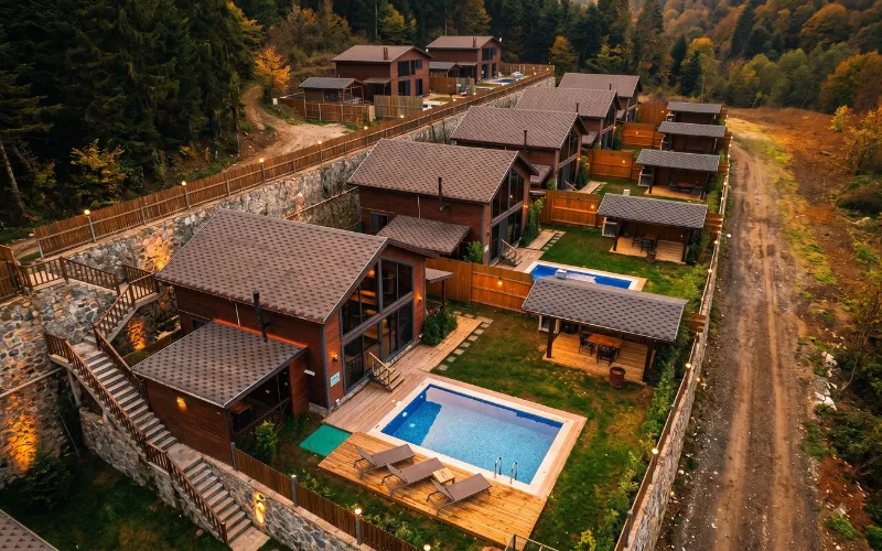 Göl Manzaralı Ve Özel Havuzlu Standart Bungalov - 3